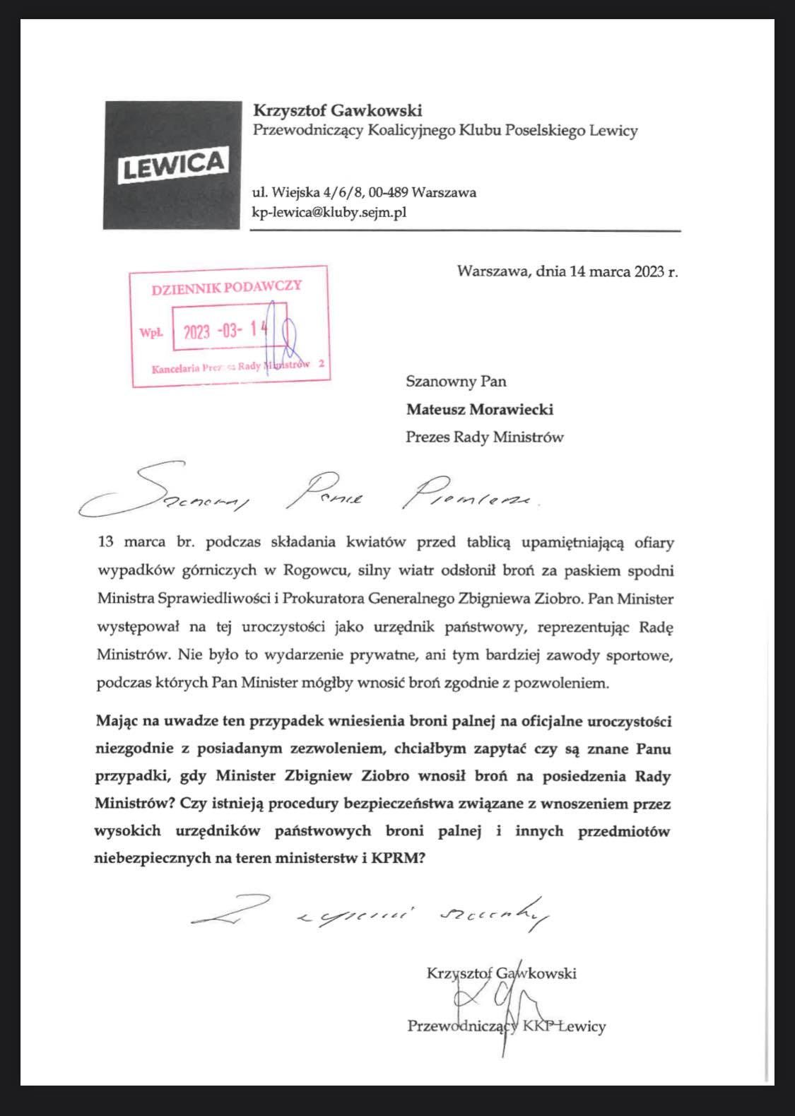 list bron Ziobro