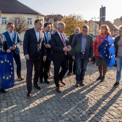 Premier Marek Belka w Zgierzu